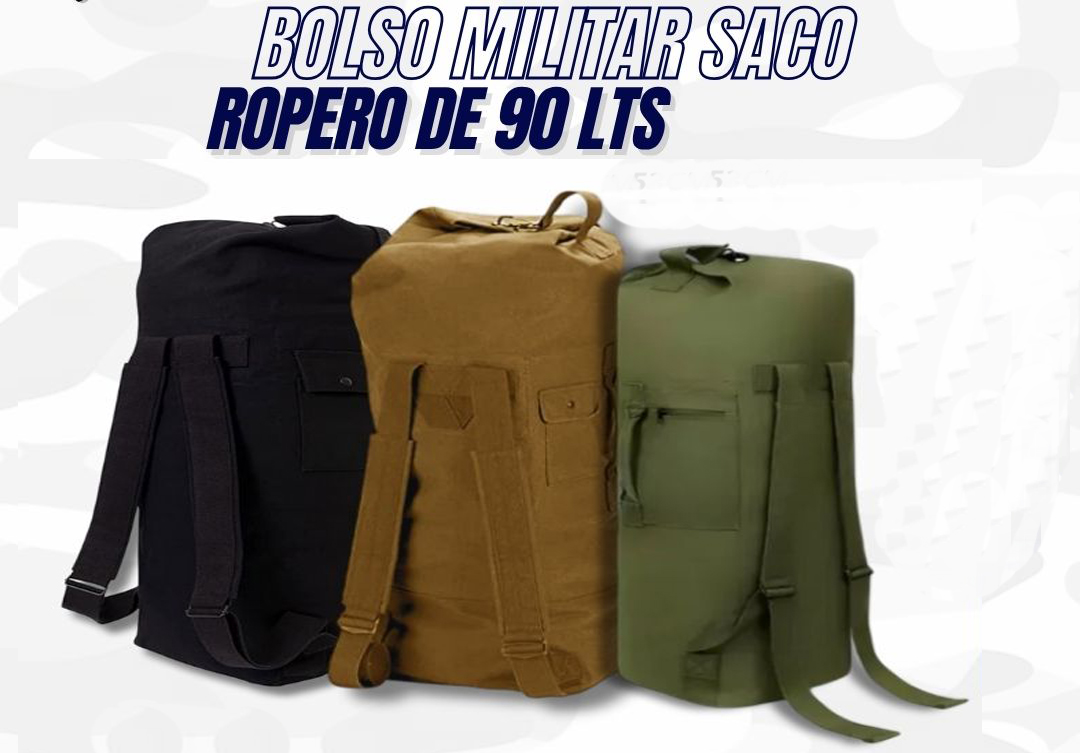 Bolso Ropero Militar 90lts